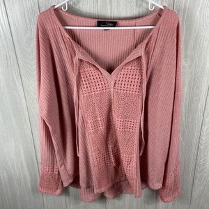 Suzanne Betro Hobo Chic Blouse Size 2X